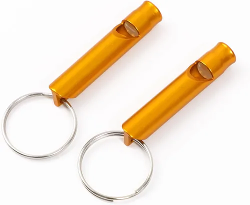 Vista 3 de uxcell Paquete de 2 silbatos para perro, silbato para perro pequeño para dejar de ladrar a los vecinos, llavero ajustable para perro, silbato