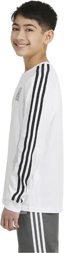 Vista 7 de adidas Camiseta de manga larga de algodón con logotipo pequeño para niño