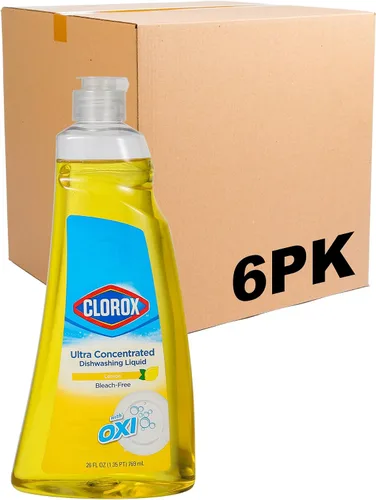 Vista 14 de Clorox Jabón para platos ultra concentrado con OXI, flor de manzana, 26