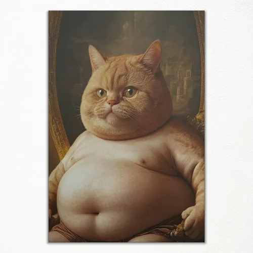 Vista 12 de Arte de pared vintage de gato japonés en lona, póster de gato negro peculiar comiendo ramen, impresión de arte retro de animales divertidos