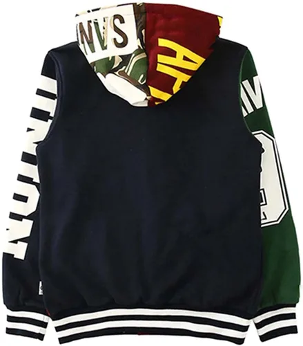 Vista 2 de babyhealthy Kpop Sudadera con capucha Varsity Chaqueta Jungkook V Jimin JIN SUGA Jhope Rap Baseball Jacket