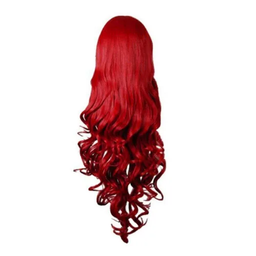 Vista 14 de Rbenxia Peluca larga y rizada para cosplay, resistente al calor Bown
