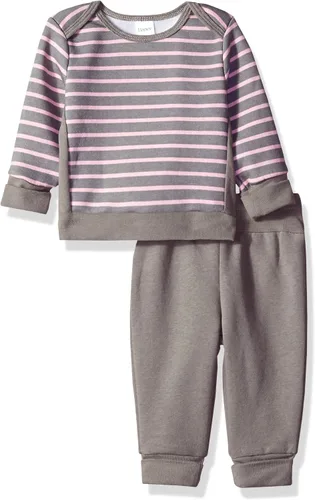 Vista 9 de Hanes Ultimate Baby Flexy - Conjunto de pantalón jogger con sudadera ajustable