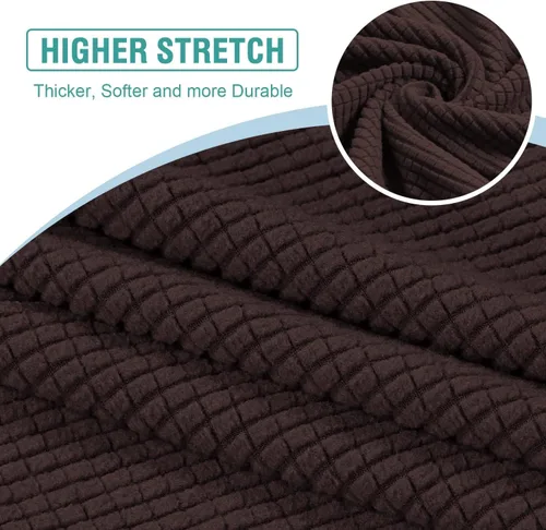 Vista 6 de Fundas para sofá de 3/4 piezas, fundas para sofá en forma de L para sofá seccional, elásticas, más gruesas, de jacquard separado, funda para sofá #1