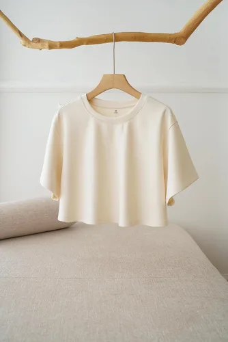 Vista 5 de Colorfulkoala Camiseta de gran tamaño para mujer, ultra suave, modal, sudadera atlética