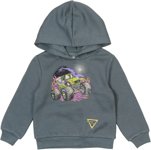 Vista 3 de Monster Jam Grave Digger - Sudadera con capucha y forro polar para niños pequeños