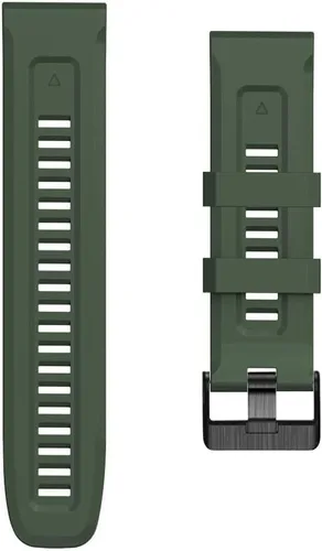 Vista 6 de REYDA Correa de silicona compatible con Garmin Fenix 7X/7X Pro/6X/6X Pro/5X/5X Plus/3/3 HR, 1.024 in, ajuste rápido, pulsera de silicona suave