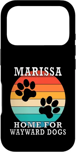 Vista 30 de Marissa Home for Wayward Dogs Family Name Case for iPhone 17