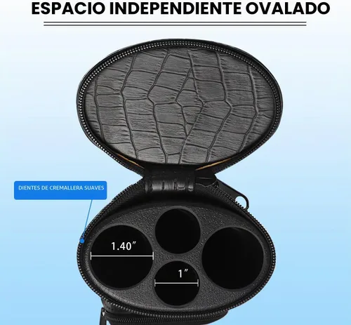 Vista 5 de GSE Games & Sports Expert Estuche de transporte para taco de billar duro de lujo 2x2, estuche para taco de billar, accesorios de billar