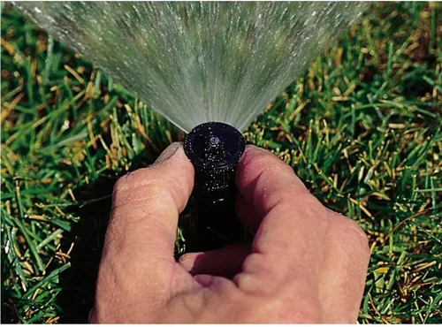 Vista 3 de Rainbird - Boquilla de rociador ajustable de arco variable, radio de 3 a 4 pies