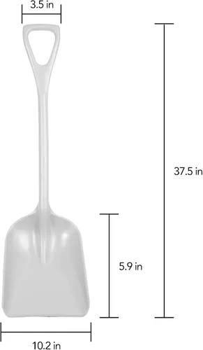 Vista 2 de Remco 69815 - Pala de una pieza, 11", PP, Blanca