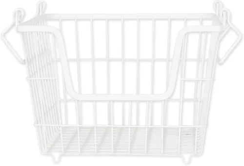 Vista 18 de DII - Cubo de almacenamiento de alambre de metal, pequeño, 11 x 11 x 6 pulgadas, negro
