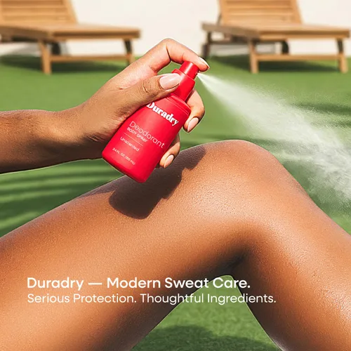 Vista 5 de Duradry Desodorante sin aluminio para hombres y mujeres – Desodorante sin perfume para todo el cuerpo, neutralizador de olores natural, transparente