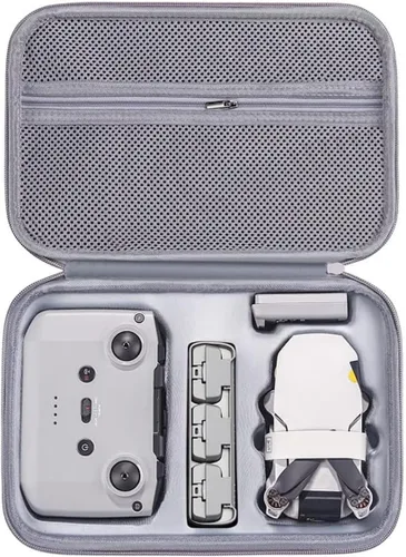 Vista 2 de Mini 4K Fly More Combo Estuche de transporte Drone Body Case Hard Shell Bolsa de almacenamiento compatible con DJI Mini Drone Series