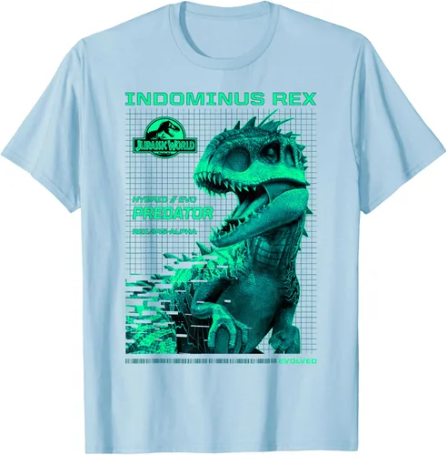 Vista 87 de Jurassic World Indominus Rex Hybrid Predator T-Shirt Small Negro