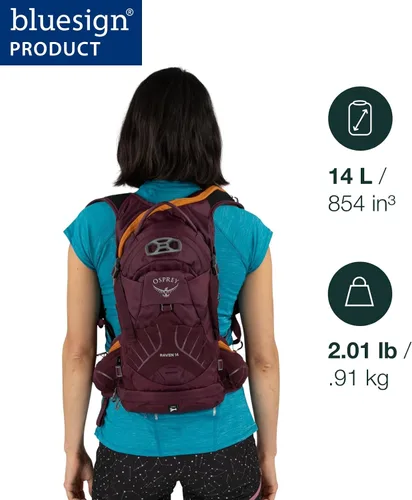 Vista 2 de Osprey Raven Women's Biking Backpack with Hydraulics Reservoir