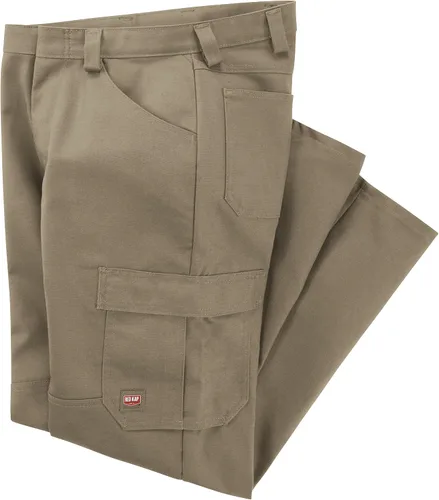 Vista 4 de Red Kap - Pantalones para hombre reforzados por las rodillas, no se arrugan