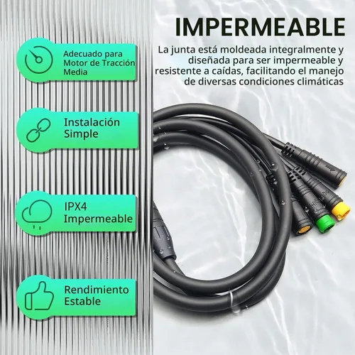Vista 6 de Ebike BBSHD 1T4 Controlador de cable impermeable Ebrake Pantalla del acelerador para BBS01 BBS02 Mid Motor Drive E-Bike Accesorios de conversión