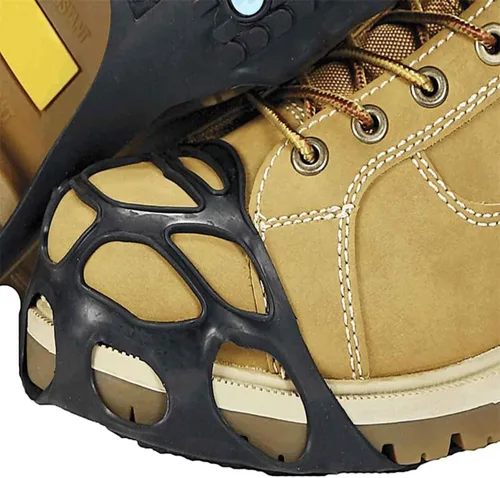 Vista 9 de Due North Tacos de hielo multiusos para zapatos y botas, picos de tracción para hombres y mujeres que trabajan en hielo y nieve