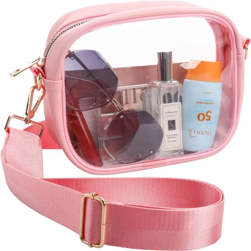 Vista 13 de yuanming Bolsa transparente aprobada para estadios, bolsa cruzada transparente, bolsas transparentes para estadios para mujeres