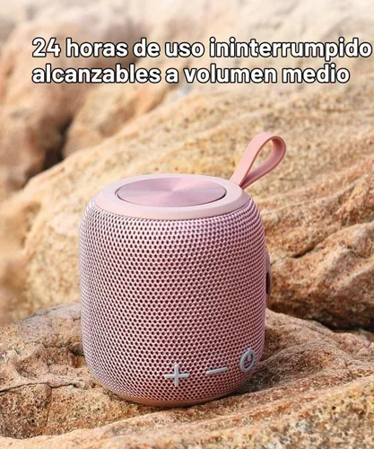 Vista 4 de Altavoces Bluetooth portátiles inalámbricos impermeables IPX7 Bluetooth 5.0 doble emparejamiento mini altavoz de ducha, sonido envolvente estéreo
