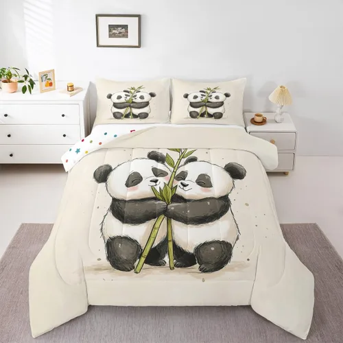 Vista 17 de Farm Aninmal - Juego de ropa de cama para niños, divertido juego de edredón de animales de granja para adolescentes y niñas, juegos de edredón