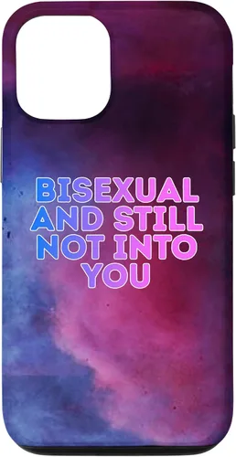 Vista 24 de Bisexual and Still Not Into You Bi Flag Pride Equality Humor Case for iPhone 17