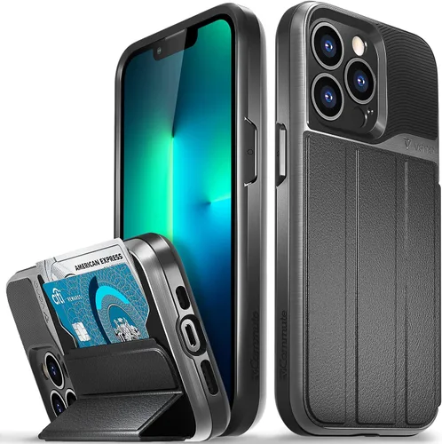 Vista 12 de VENA vCommute - Funda tipo cartera compatible con Apple iPhone 11 (6.1 pulgadas 2019), (protección contra caídas de grado militar) con tapa y ranura