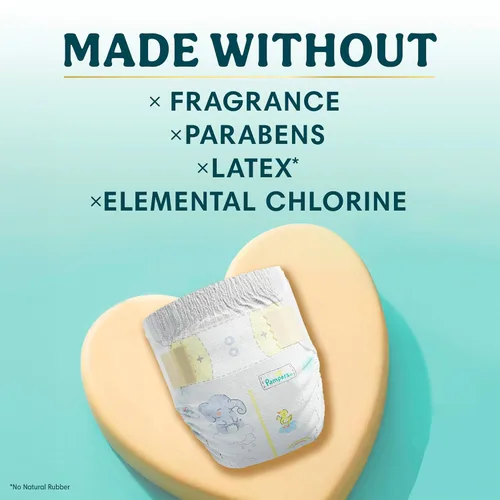 Vista 7 de Pampers Swaddlers - Pañales desechables para bebé, talla 1, 198 unidades con toallitas sensibles a base de agua, 12 paquetes abatibles