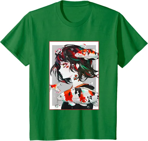 Vista 50 de Camiseta de anime anime japonés estético Otaku Negro