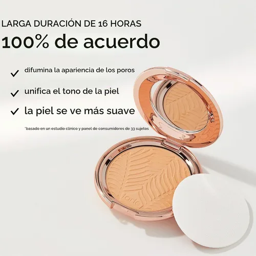 Vista 4 de tarte Base en polvo difuminante de arcilla amazónica foundation 12N neutro claro (piel clara con un equilibrio de matices cálidos y fríos)