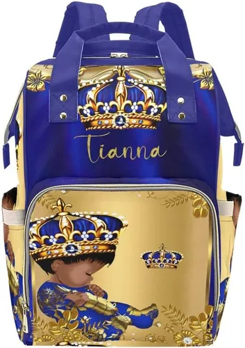 Vista 16 de XOZOTY Mochila de pañales personalizada con nombre para hombres y mujeres, bolsas de bebé de enfermería personalizadas, bolsa de viaje para hombros