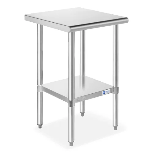 Vista 19 de GRIDMANN Mesa de trabajo de acero inoxidable de 12 x 24 pulgadas, mesa de preparación de cocina comercial NSF con estante inferior para restaurante