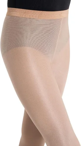 Vista 2 de Capezio Mallas con pies ultra brillantes para niñas
