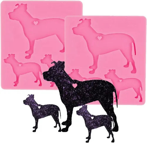 Vista 11 de Shiny Bear Family - Molde para llavero de resina para hacer manualidades con arte epoxi