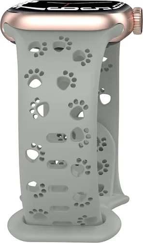 Vista 23 de Correa de silicona compatible con Apple Watch Band de 1.496 in, 1.575 in, 1.614 in, 1.654 in, 1.732 in, 1.772 in, 1.772 in, 1.772 in, 1.772 in