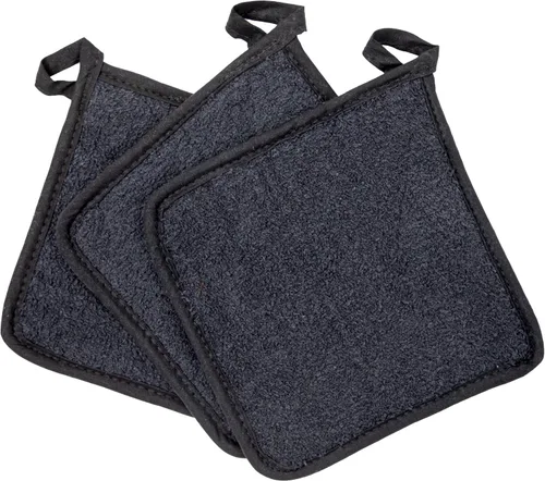 Vista 5 de Arkwright Agarraderas para Ollas de Cocina - Juego de 12 Almohadillas Cuadradas Resistente al Calor, Almohadillas de Algodón Lavables de Grado