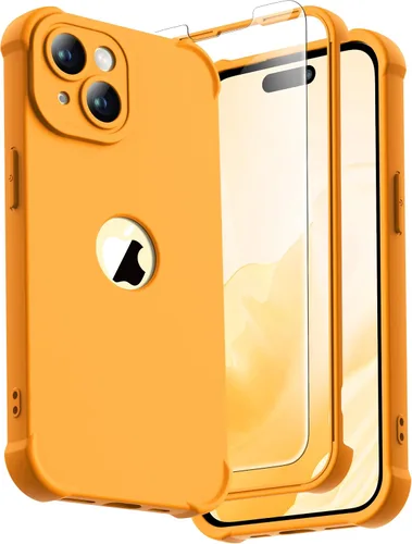Vista 149 de ORETECH Funda para iPhone 11, con [2 protectores de pantalla de vidrio templado] [prueba de caídas de grado militar de 10 pies]