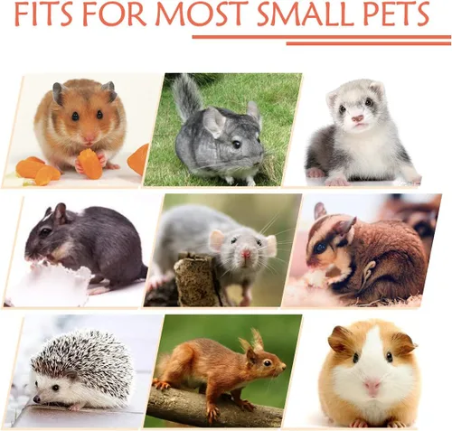 Vista 3 de LEFTSTARER Hamaca de triple capa para mascotas, jaula de animales para mascotas, accesorios para cama para ratas, conejillos de indias, hurón, Gris