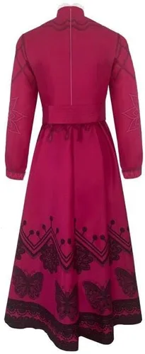 Vista 3 de PAINEOMN Julieta Madrigal Costume Adult Abuela Alma Dress Women Halloween Grandma Cosplay Outfit