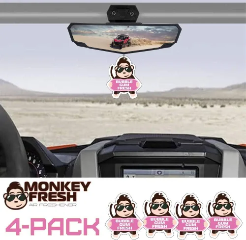 Vista 2 de Monkey Fresh - Ambientadores colgantes para coche (goma de mascar)