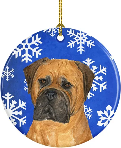 Vista 263 de Caroline's Treasures Cavalier Spaniel - Adorno de cerámica para colgar en el árbol de Navidad, para el hogar, Navidad, fiestas, regalo, 3 pulgadas