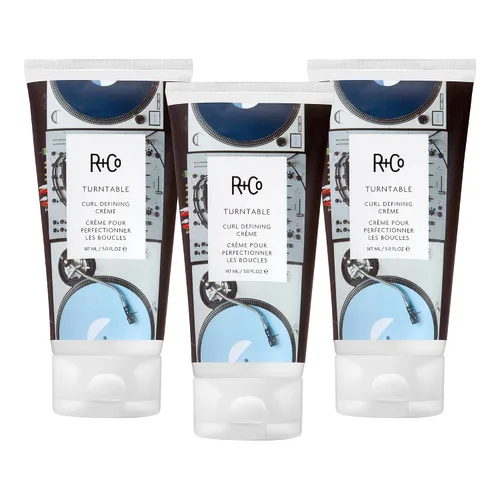 Vista 6 de R+Co TURNTABLE Curl Defining Crème – Defines & Enhances Curls, Adds Moisture & Shine, All Hair Types