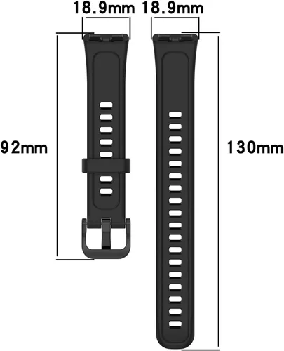 Vista 5 de FitTurn Paquete de 6 correas de silicona suave para reloj HUAWEI Band 8 para mujeres y hombres, repuesto resistente al agua para reloj de fitness
