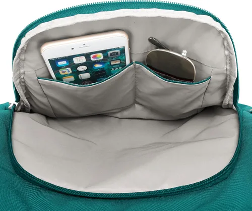 Vista 5 de Travelon Bolso bandolera clásico antirrobo, Pícea