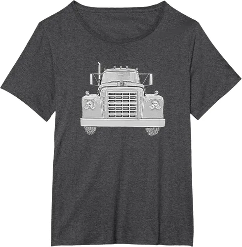 Vista 20 de Camiseta clásica de camión pesado International Harvester IH Loadstar, Negro, S