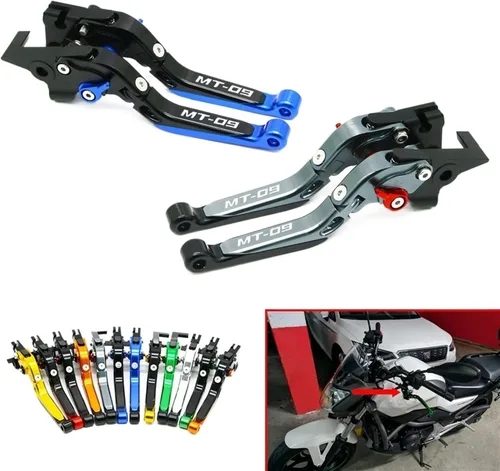 Vista 2 de Repuesto de manillar de freno de embrague de motocicleta para Yamaha MT-09 MT09 MT 09 FZ09 XSR900 Tracer 900 GT 2014-2022 Palancas de embrague