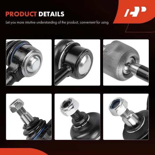 Vista 9 de A-Premium Juego de 8 piezas de suspensión delantera, rótula inferior interior y exterior, barra estabilizadora, compatible con 2004-2011 – Chevy