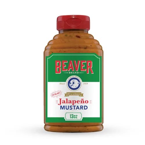 Vista 12 de Beaver - Mostaza de arándanos - botella flexible.