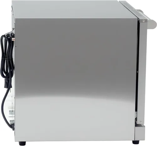 Vista 6 de Kratos Horno comercial, horno de convección eléctrico de encimera de tamaño medio con control de vapor, acero inoxidable, 208/240V (29M-059)